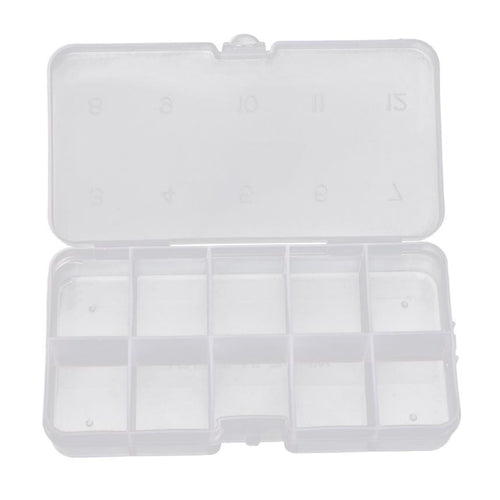 Fishing Box 10 Compartments Transparent Visible Plastic